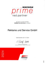 Warema prime red Partner 2024