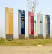 PY15 - Info-Stelen an der Slawenburg Raddusch.